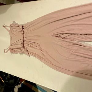 Pink romper- only worn few times
